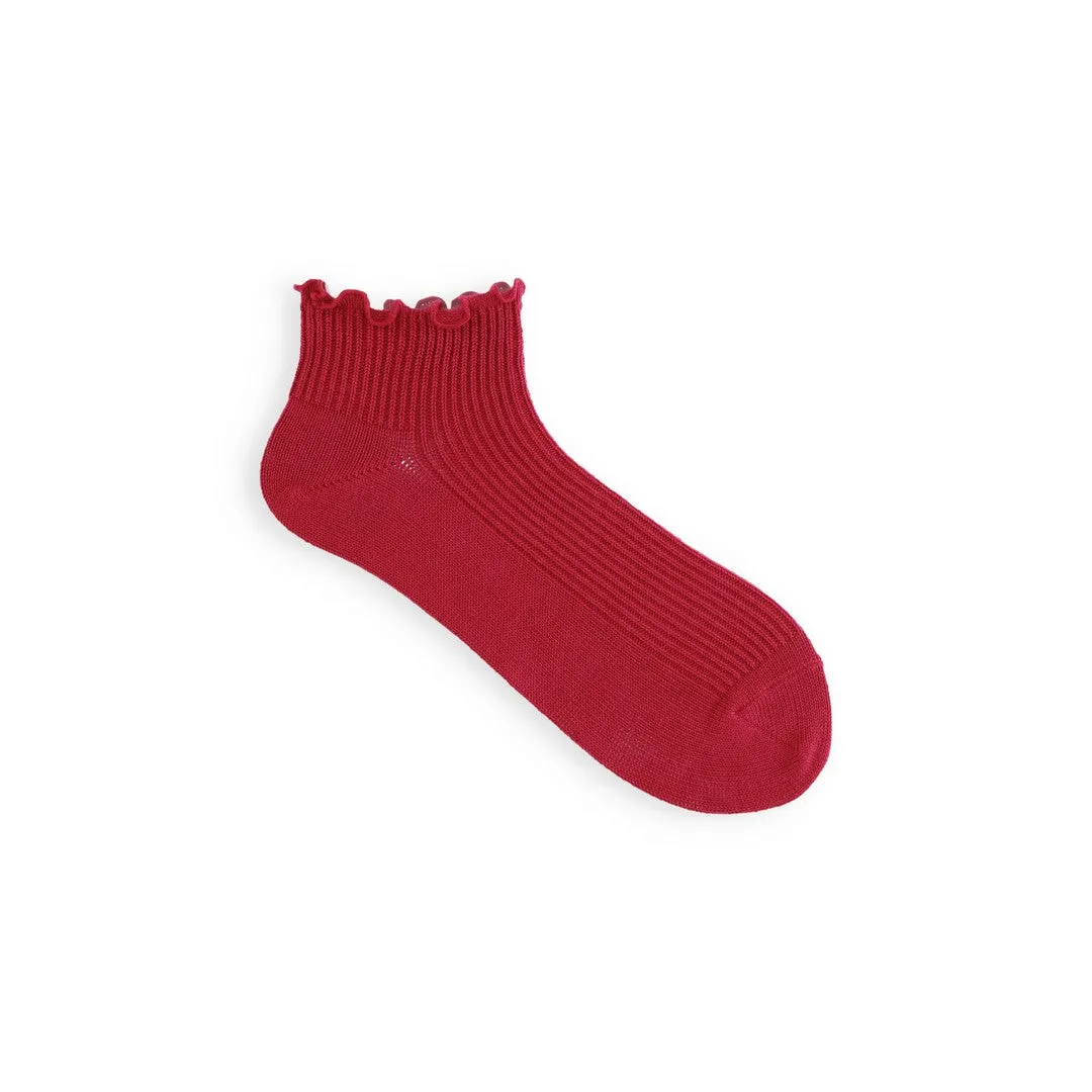 011120162 Merrow Top Fine Ribbed Trainer Socks