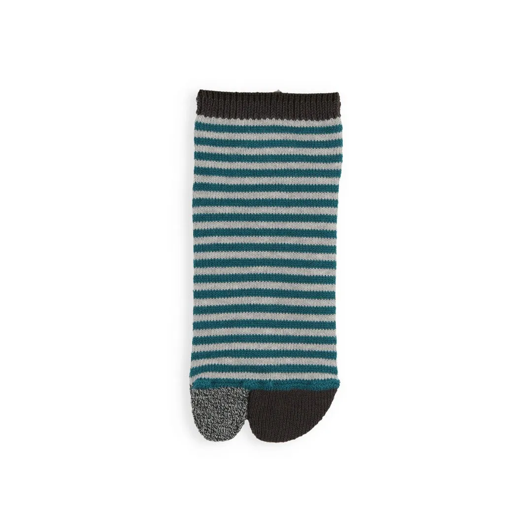 062120404 Tabi Striped Trainer Socks M