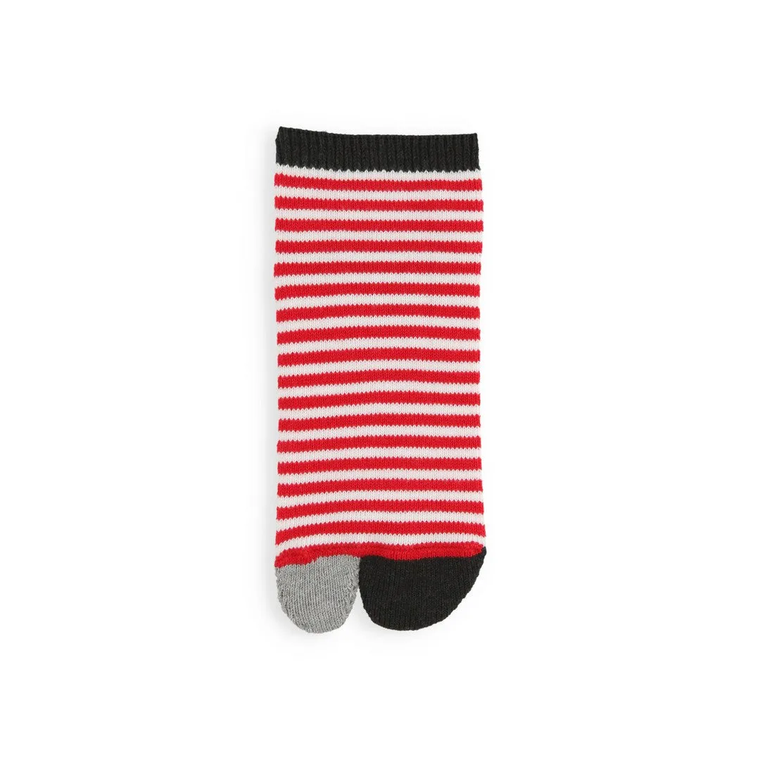 062120404 Tabi Striped Trainer Socks M