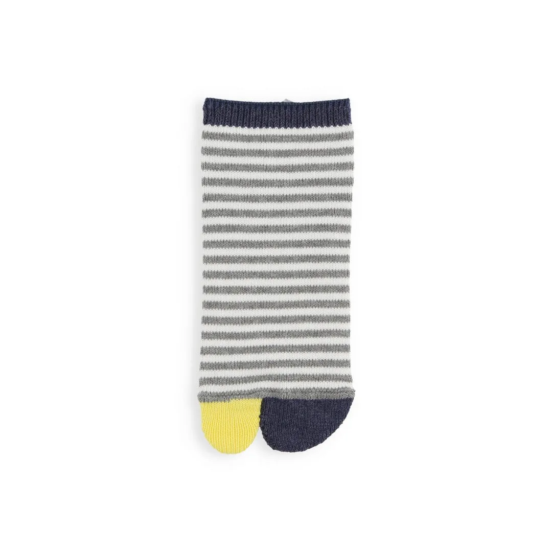 062120404 Tabi Striped Trainer Socks M