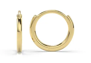 14K Goldie Single Hoop Earring