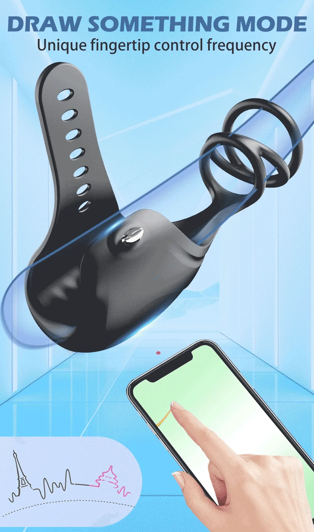 3rd Generation Penis Trainer Delay Trainer App Remote Control Vibrator Men Masturbators