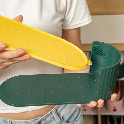 5PCS Double adjustable shoe rack