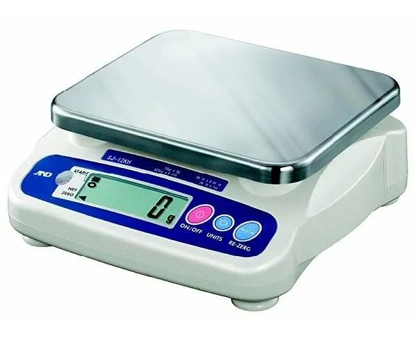 A&D SJ-1000HS SJ-HS Series Compact Bench Scales