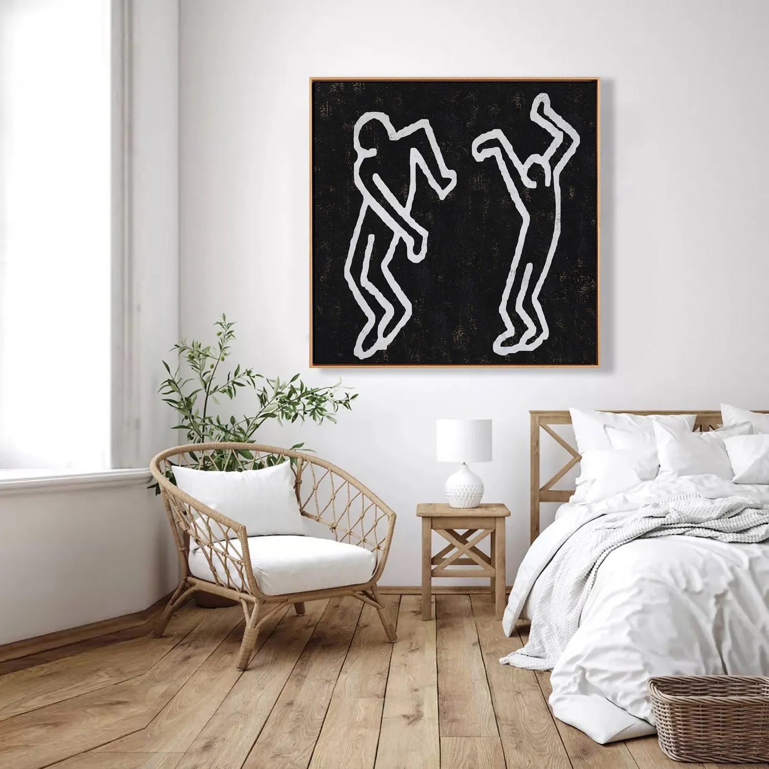 Abstract Dancing Man Painting H207SR1