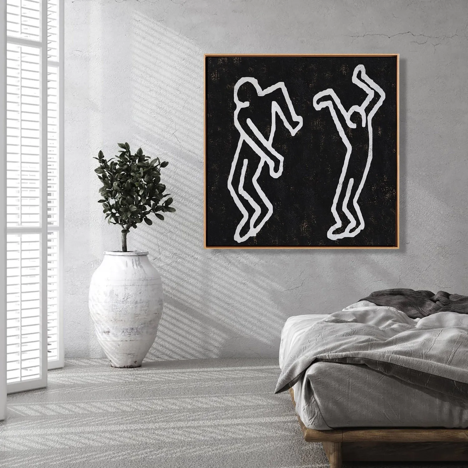 Abstract Dancing Man Painting H207SR1