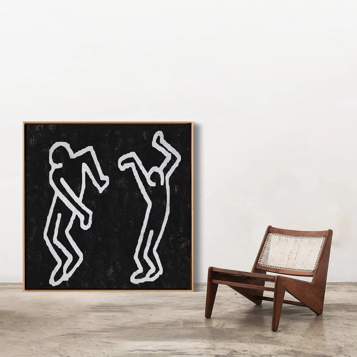 Abstract Dancing Man Painting H207SR1