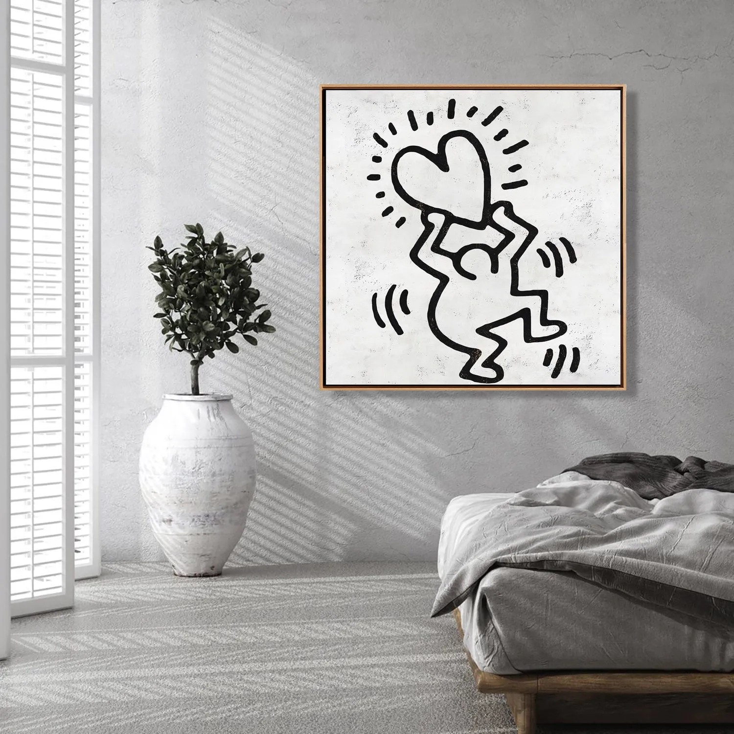 Abstract Dancing Man Painting H306S