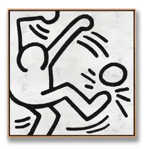 Abstract Dancing Man Painting H314S