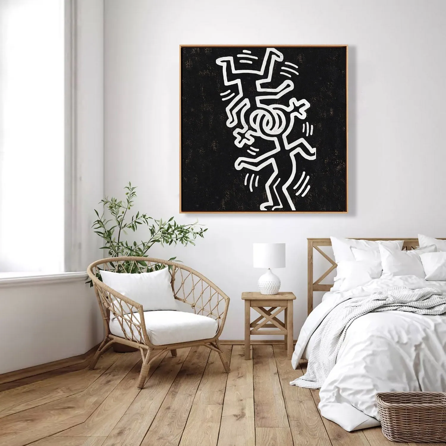Abstract Dancing Man Painting H316SR