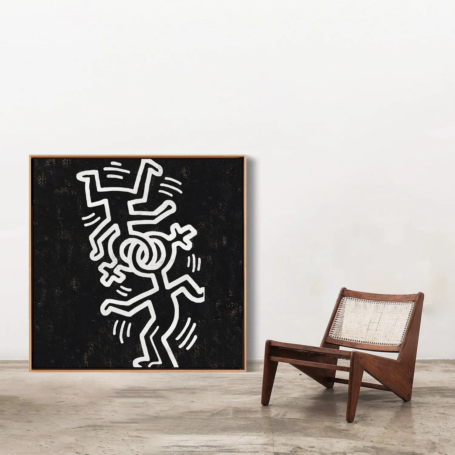 Abstract Dancing Man Painting H316SR