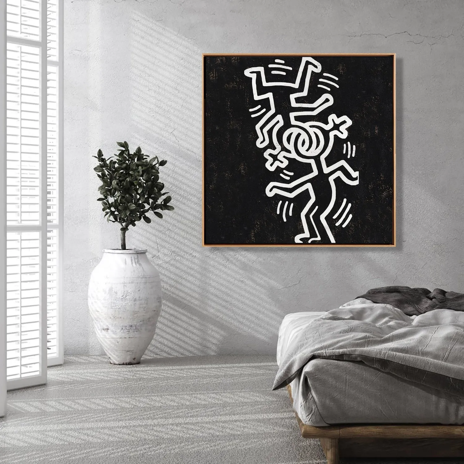 Abstract Dancing Man Painting H316SR