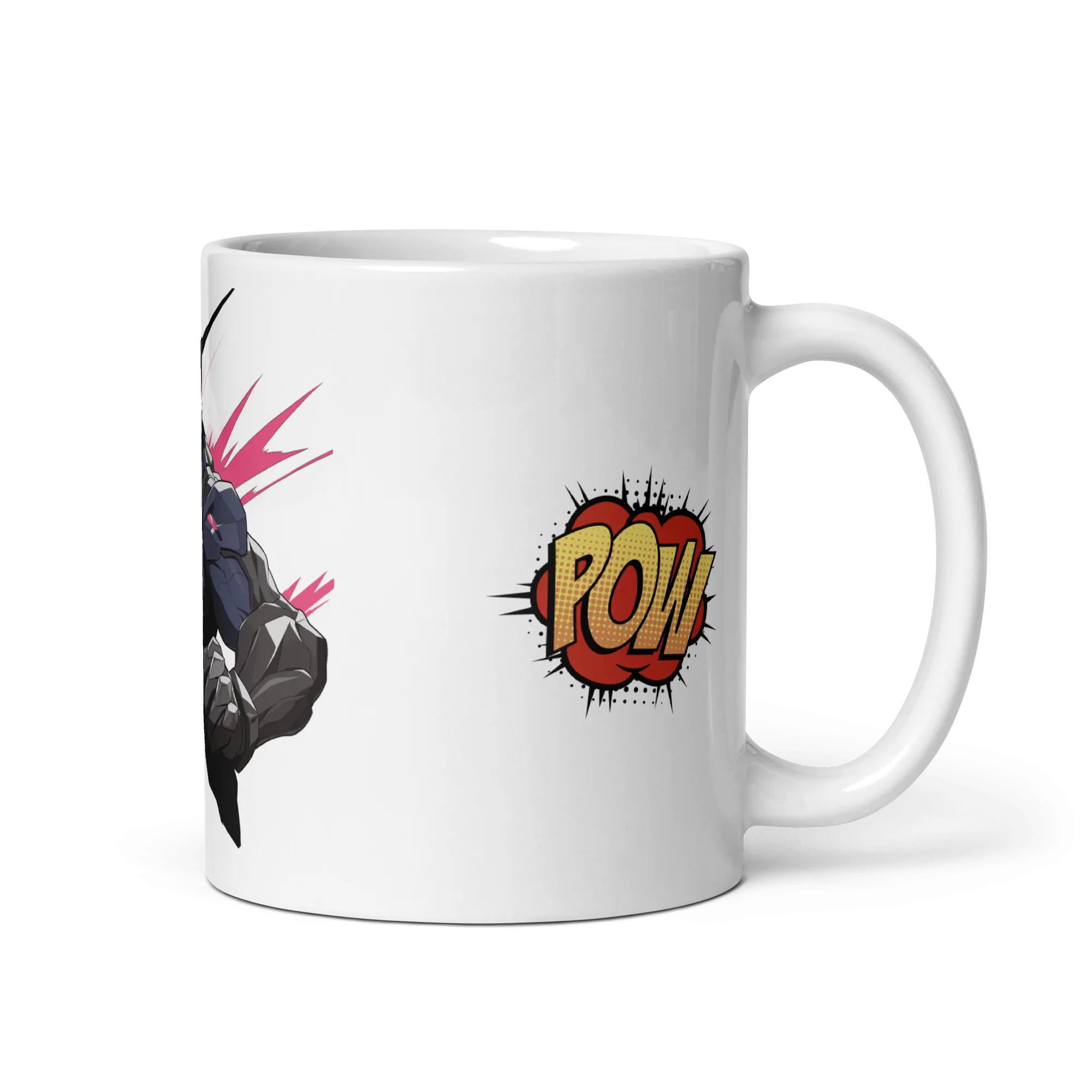 Action Man! White Glossy Mug #3