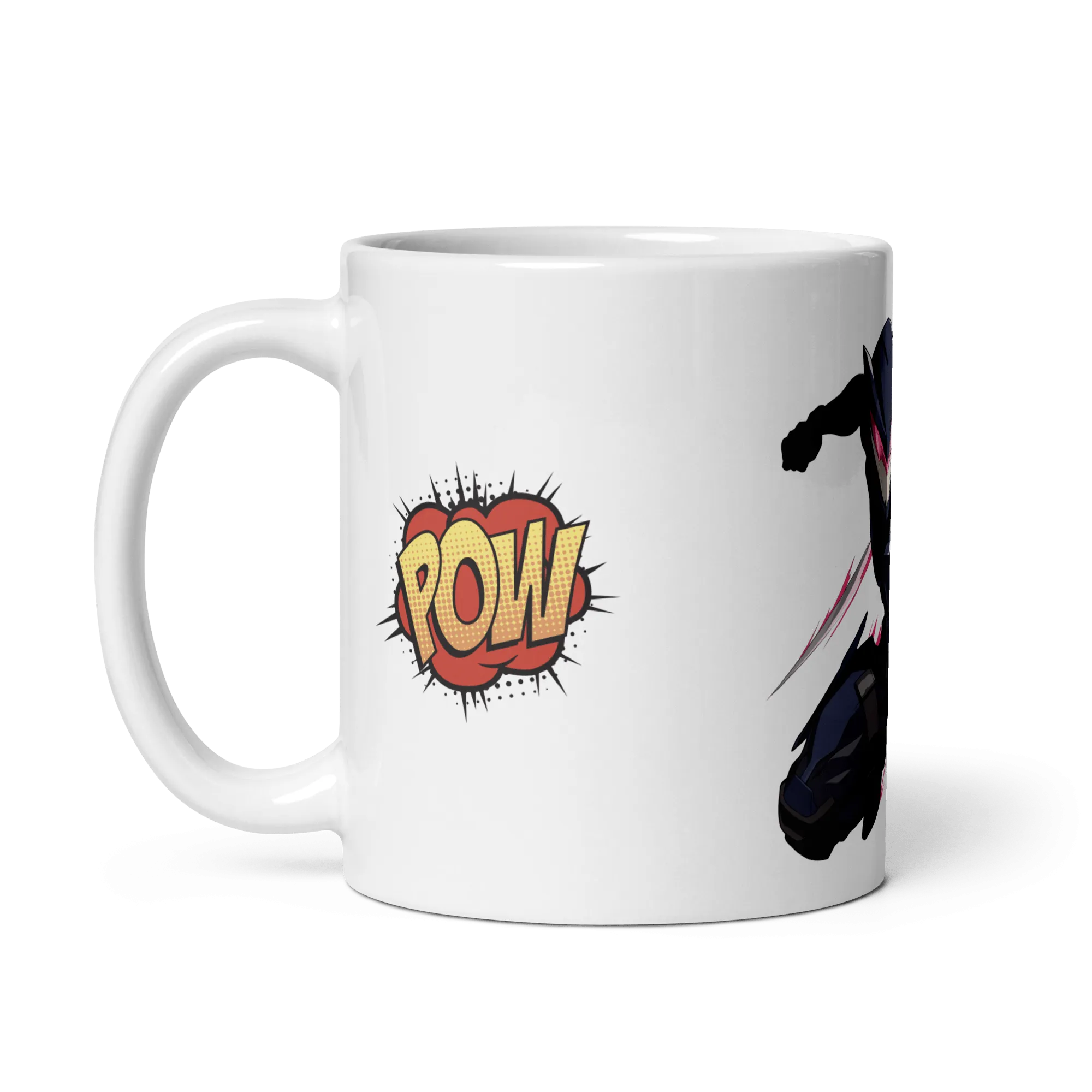 Action Man! White Glossy Mug #3