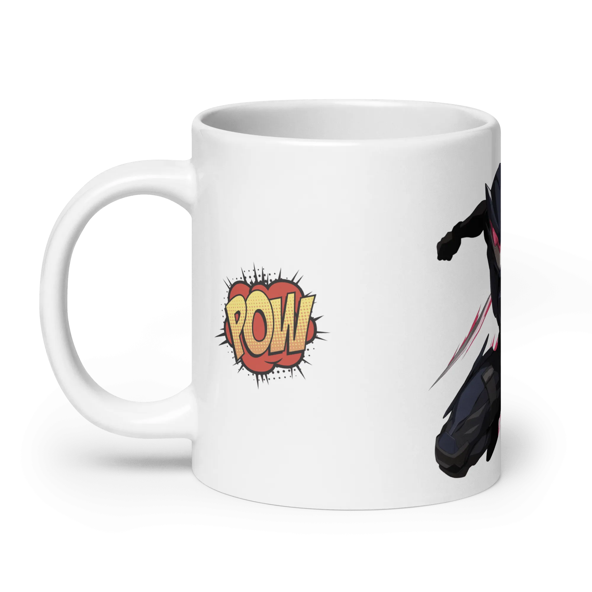 Action Man! White Glossy Mug #3