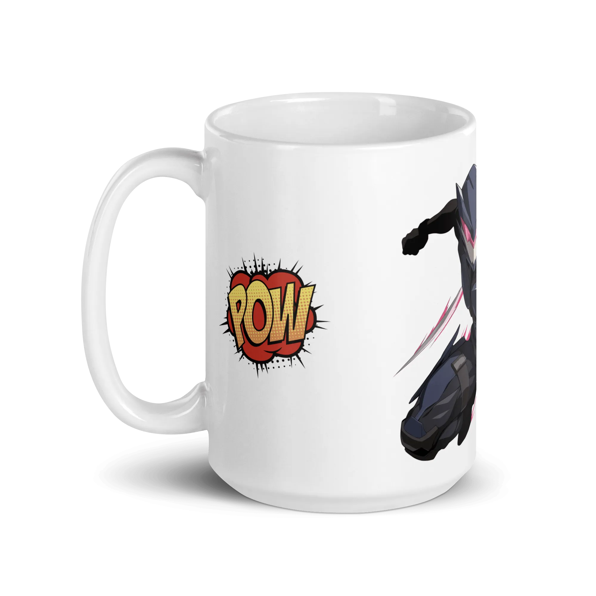 Action Man! White Glossy Mug #3