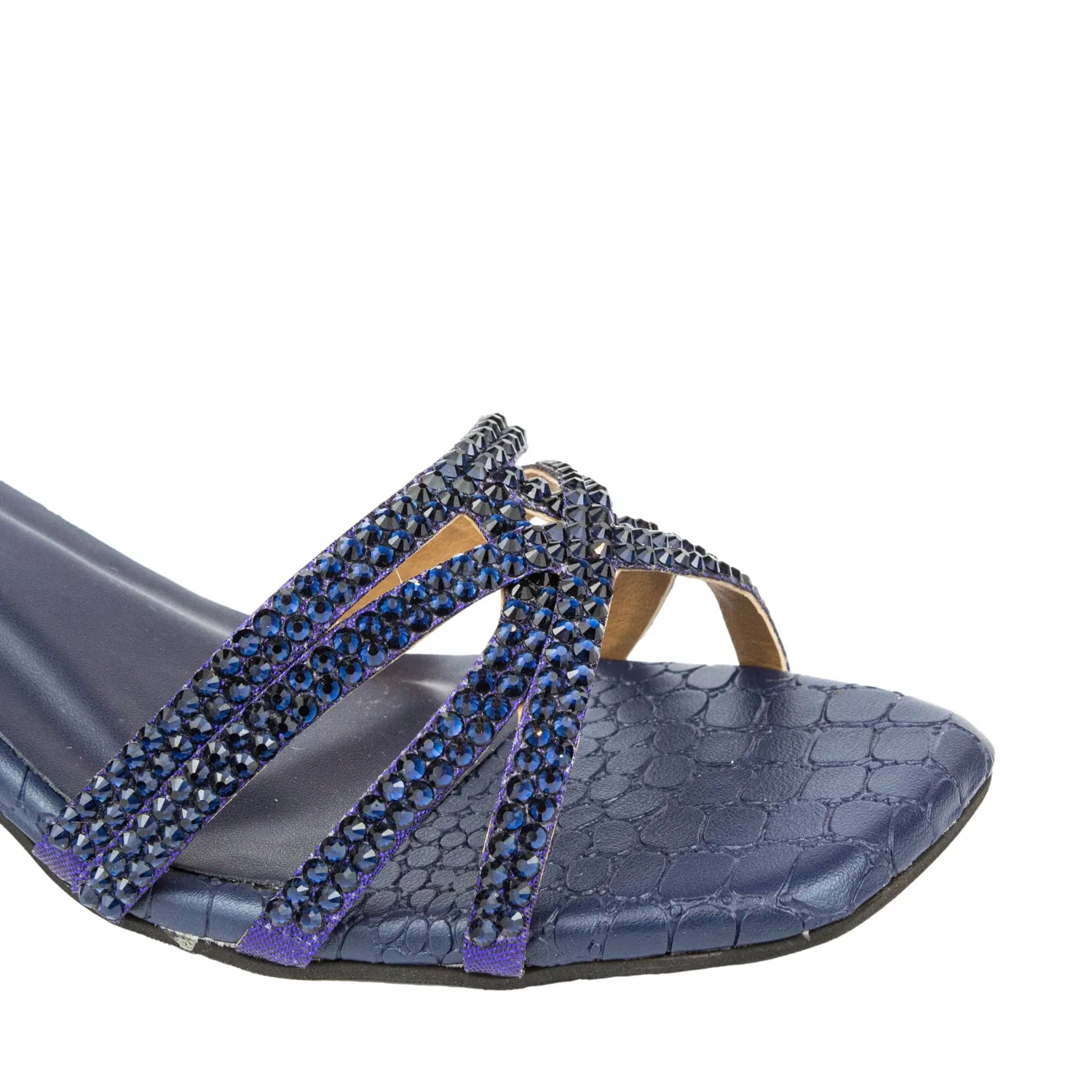 Ahlam Heels S243H - Navy Blue