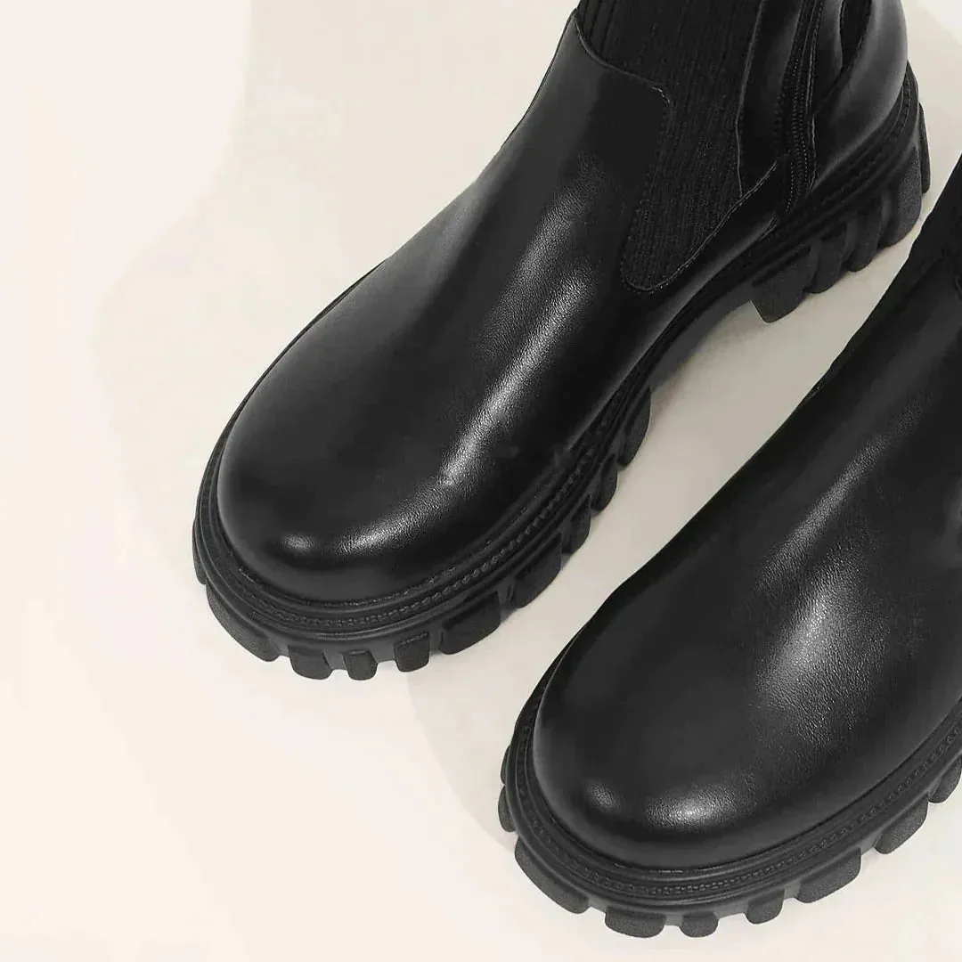 Annabel | Zwarte Overknee Boots
