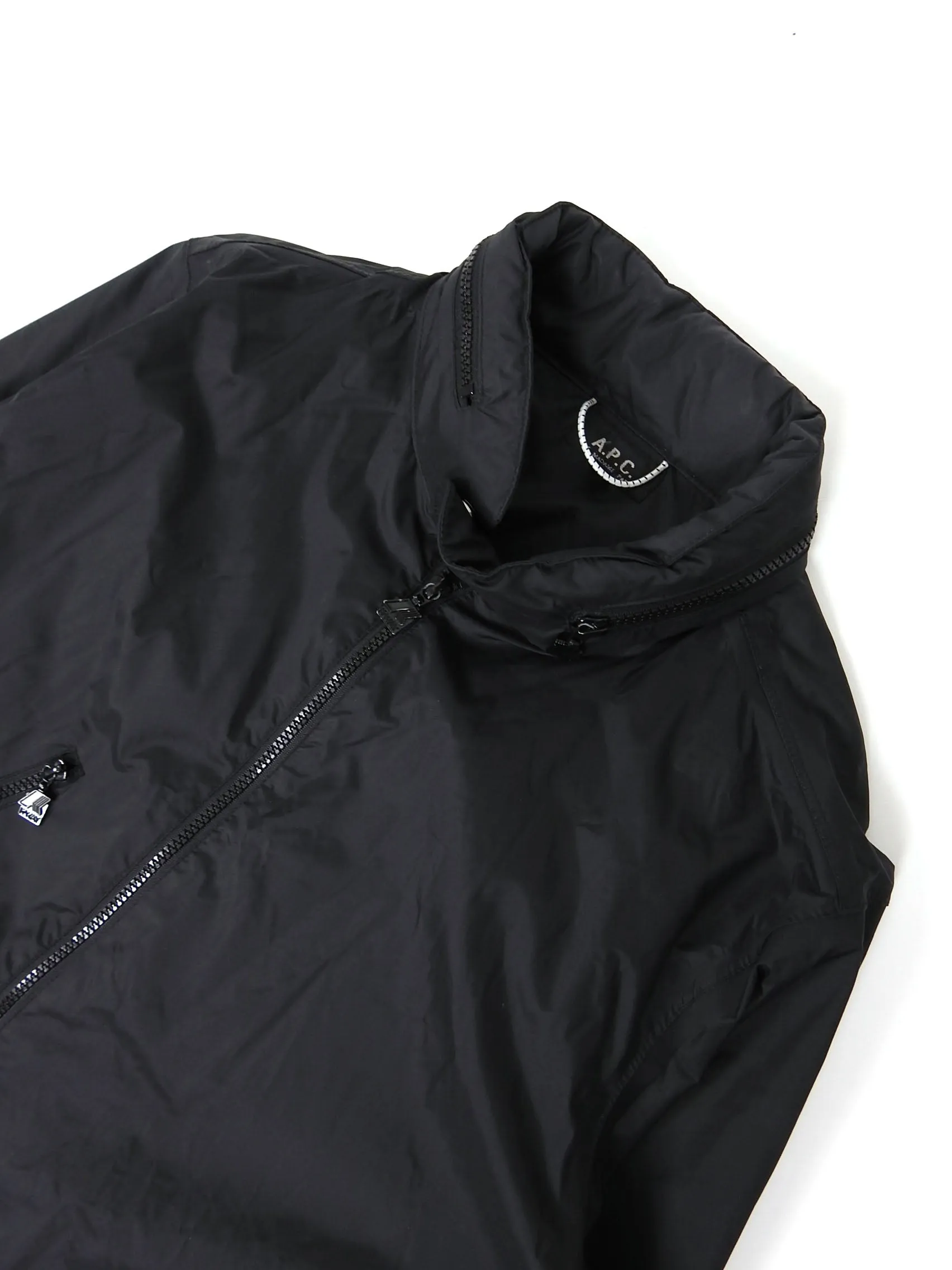 A.P.C. x K Way Packable Windbreaker Black Medium