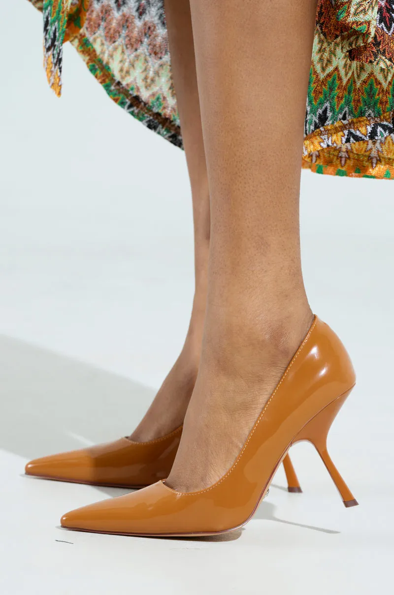 AZALEA WANG HARTLEY NUDE PATENT PUMP