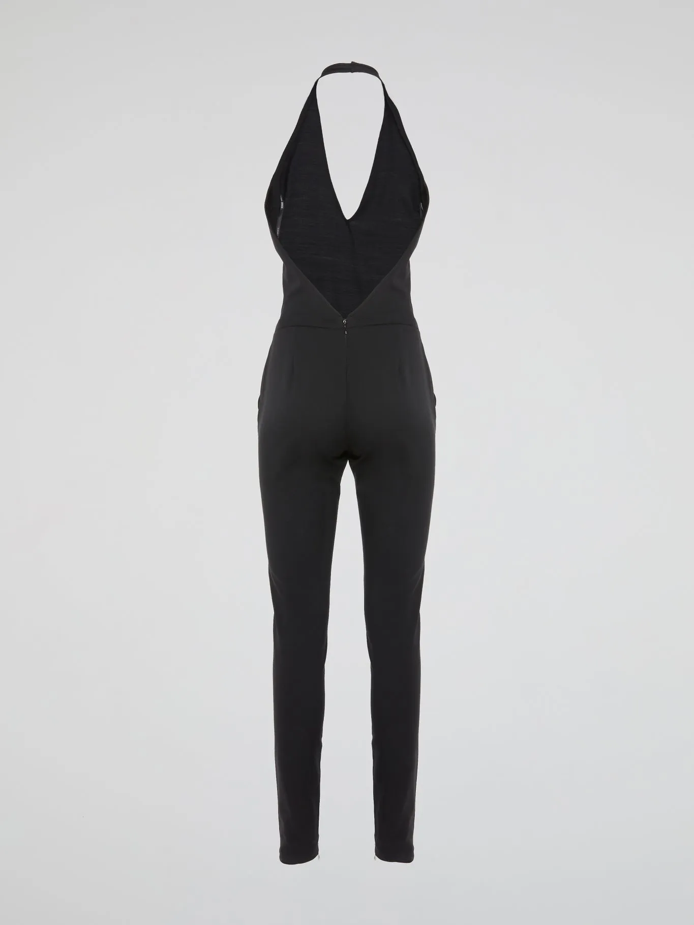 Black Sleek Halter Neck Jumpsuit