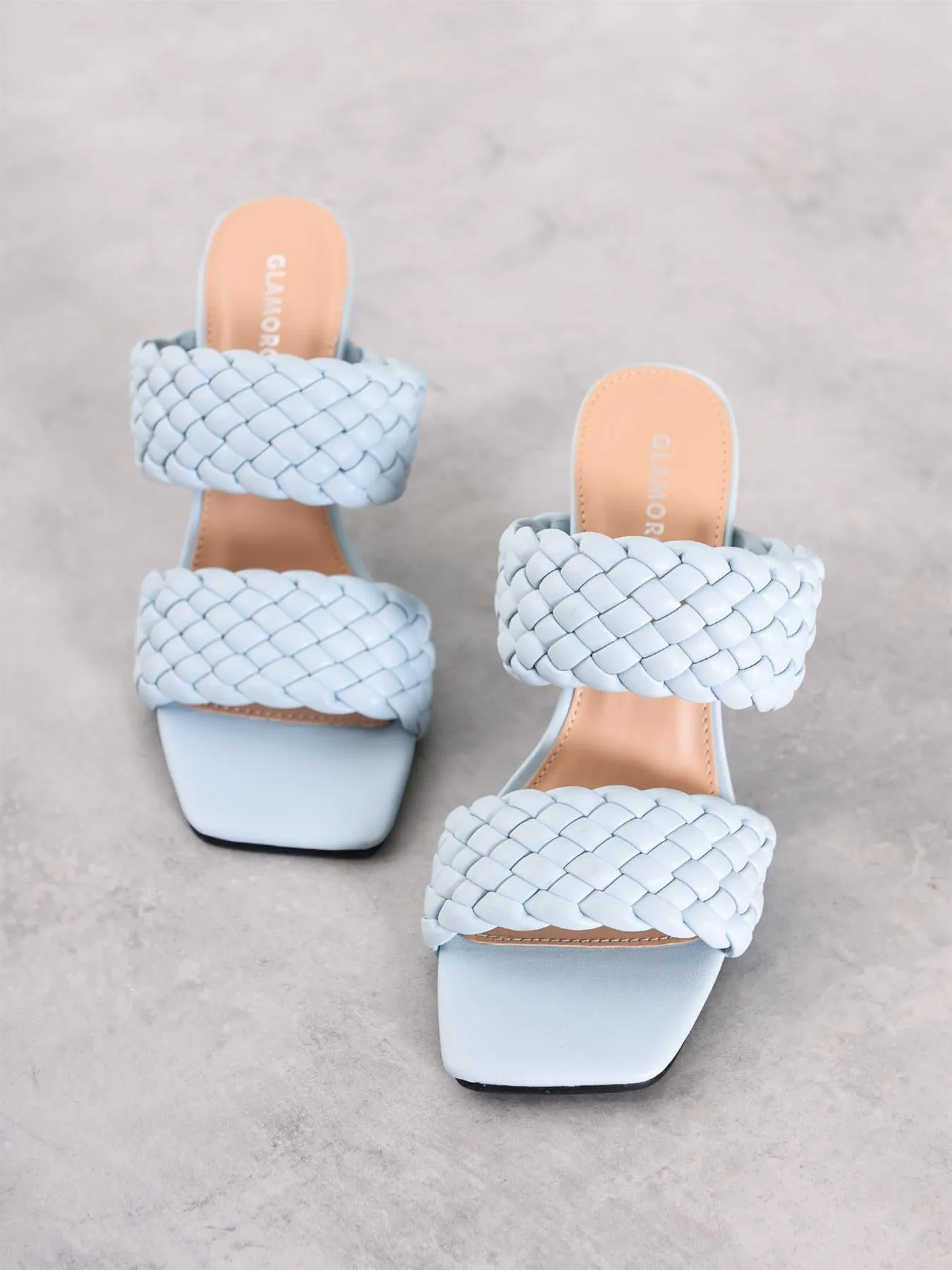 Blue High-Heels Sandals