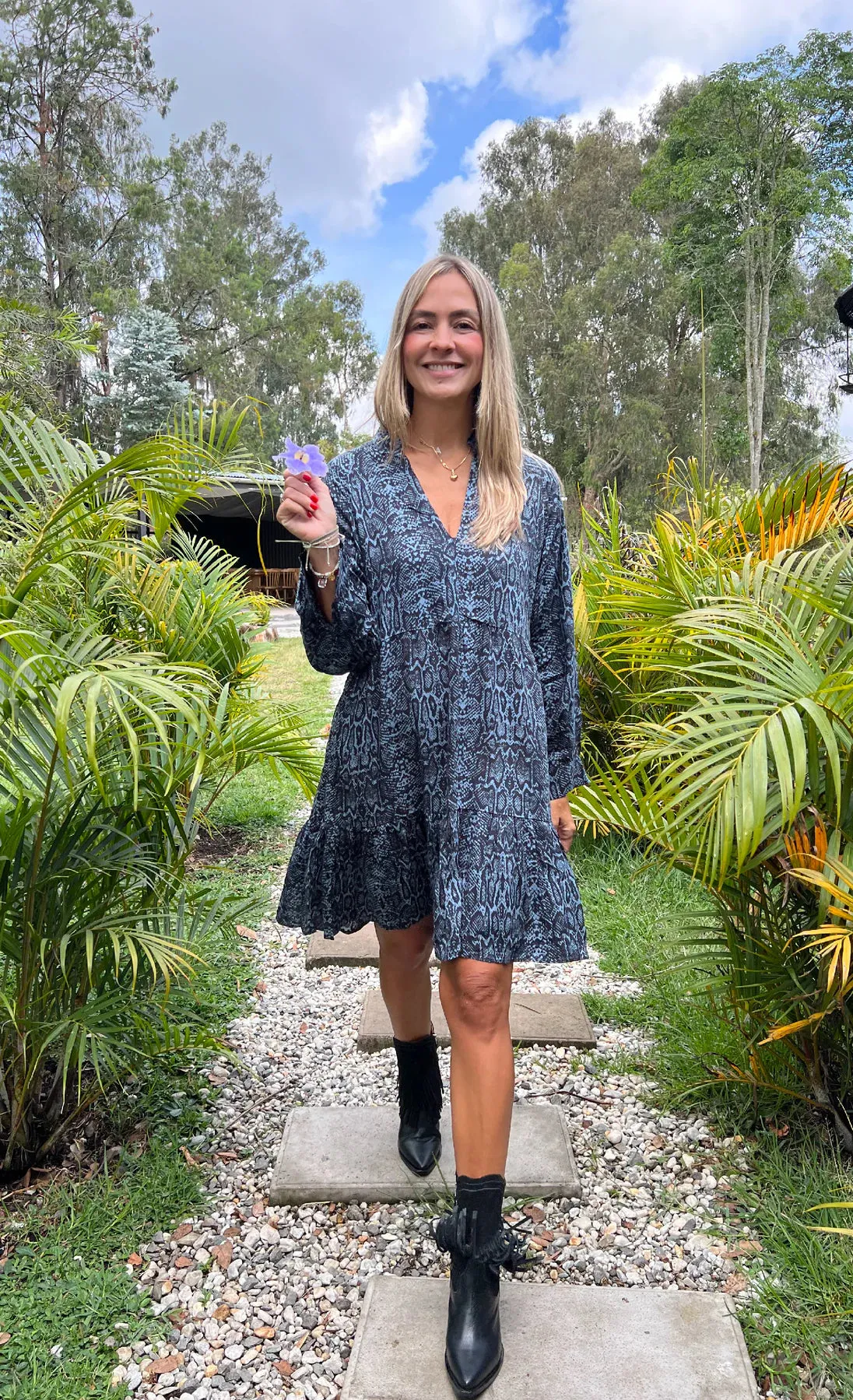 Blue Women's Dress