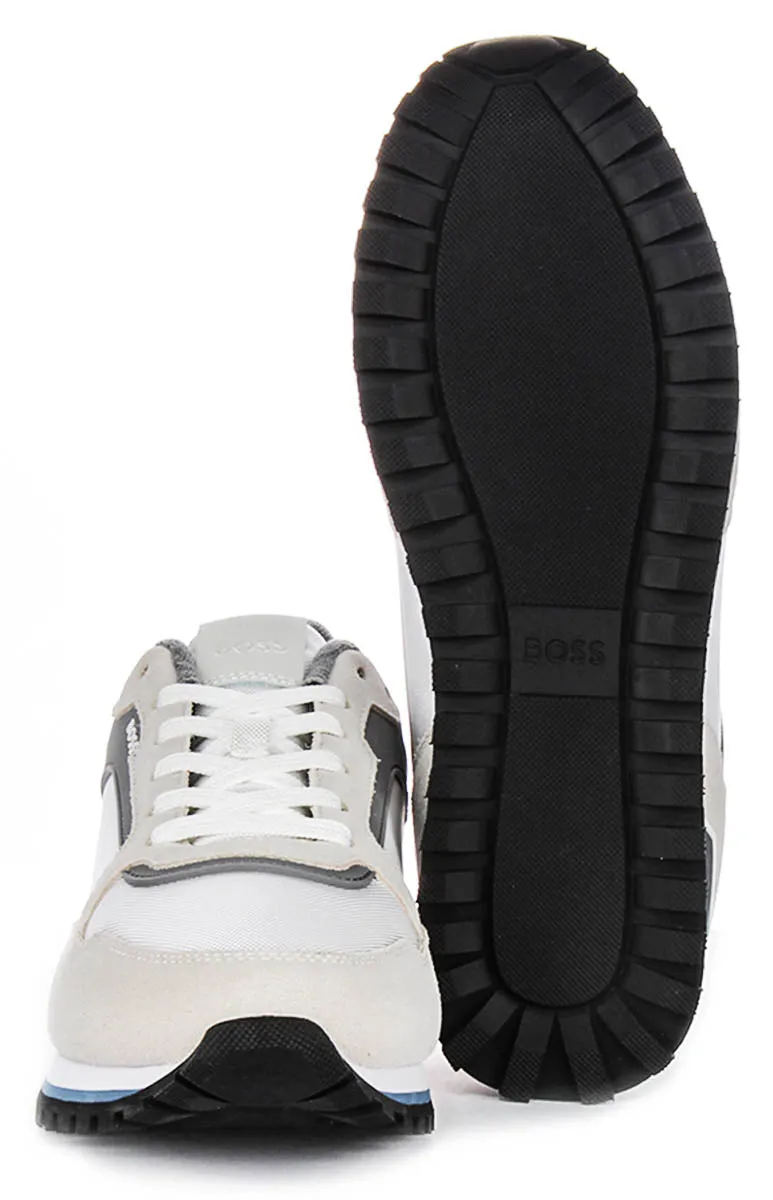Boss Parkour L Runn In White Grey For Men