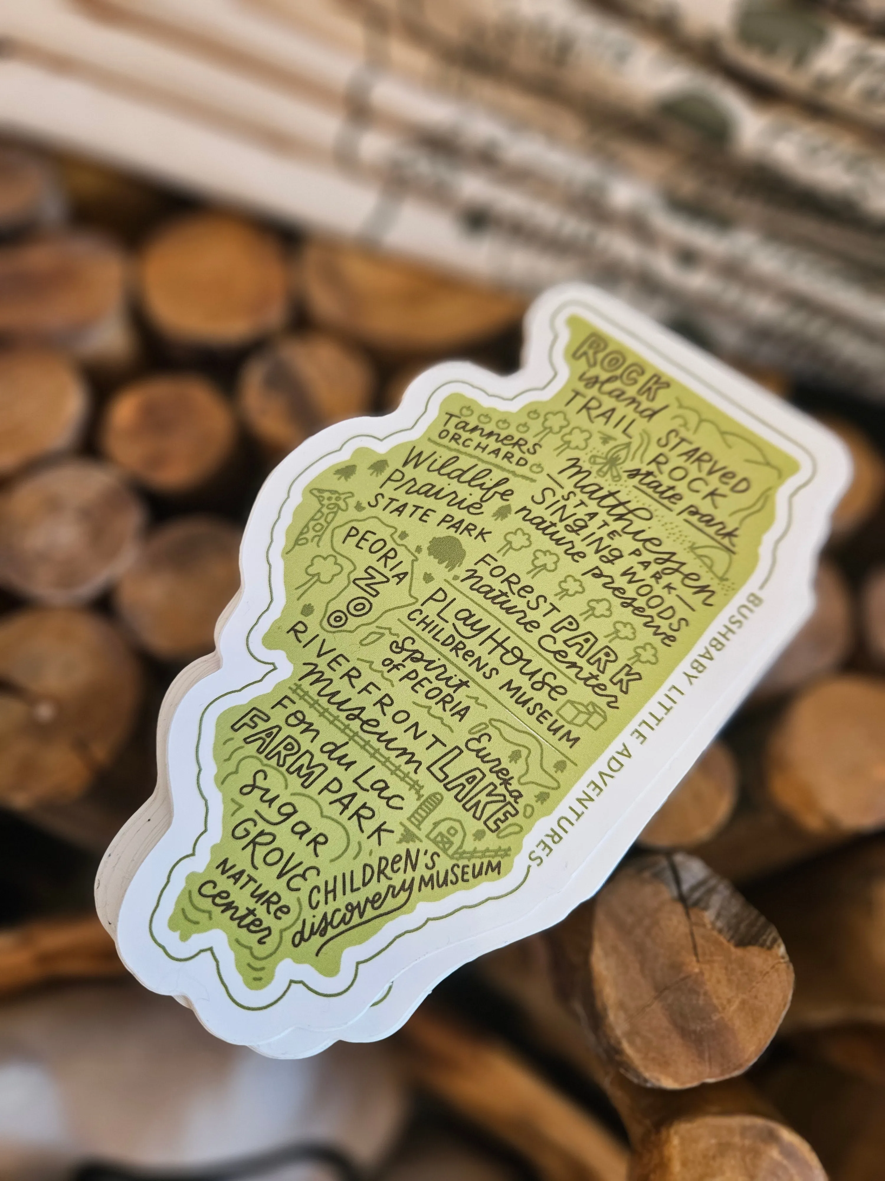 BUSHBABY Little Adventures Waterproof Decal