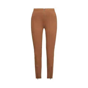 Camel Christopher Zippered Moto Legging