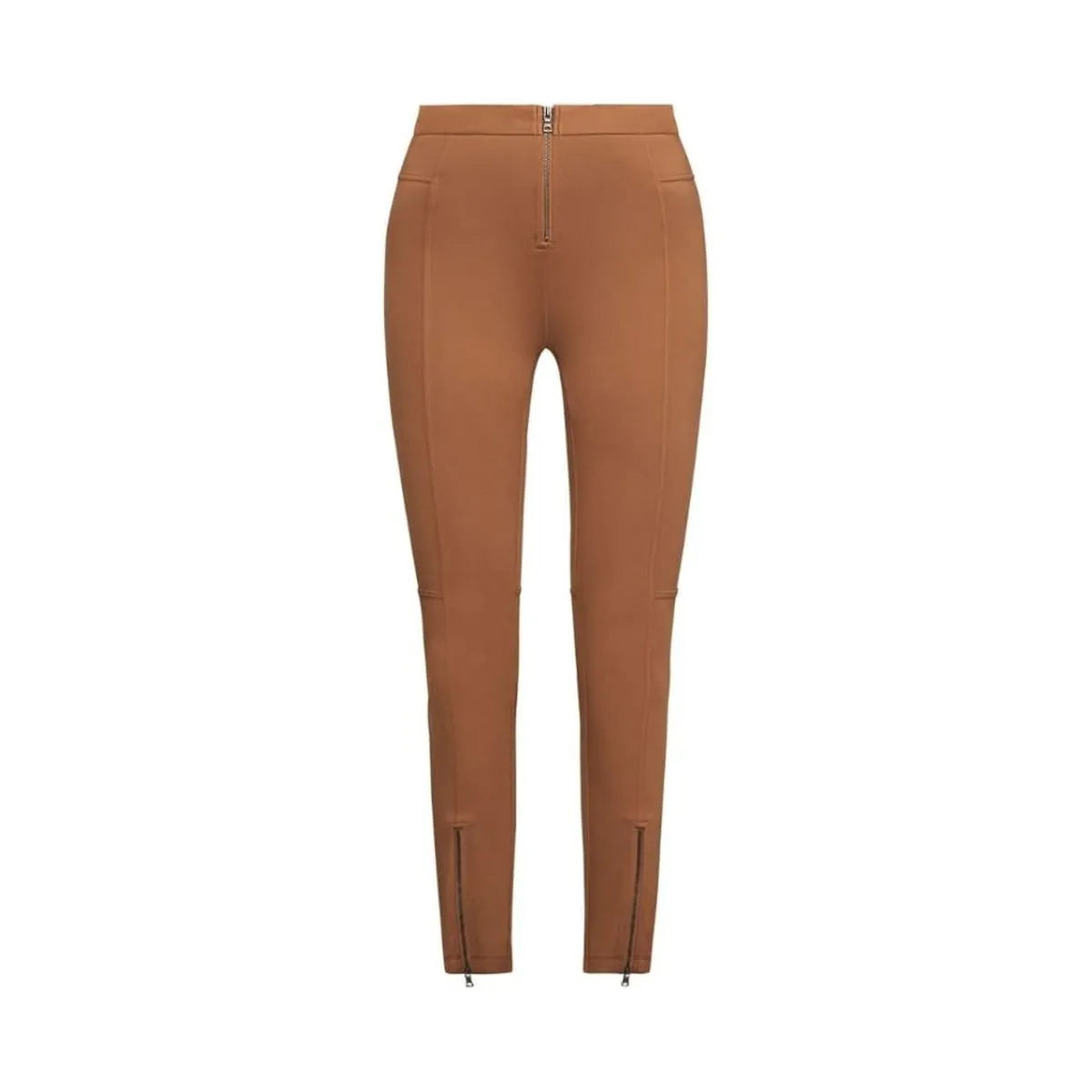 Camel Christopher Zippered Moto Legging