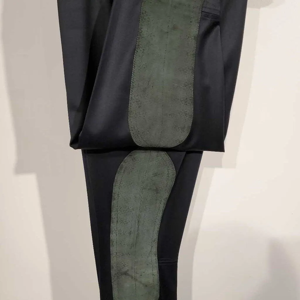 Carl Meyers Like New Forest Green pleasure Jods with Suede(34W, 34 3/4INS)