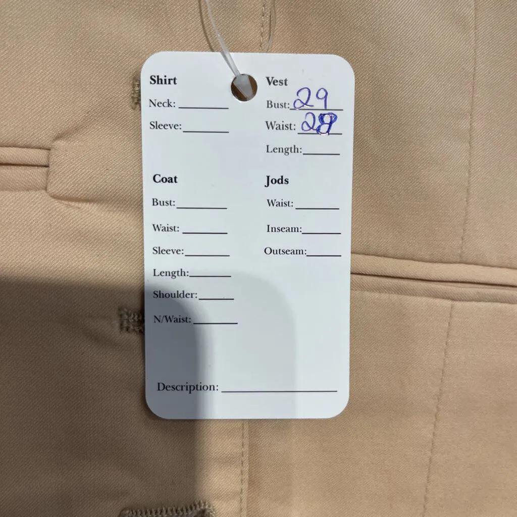 Carl Meyers Tan Vest