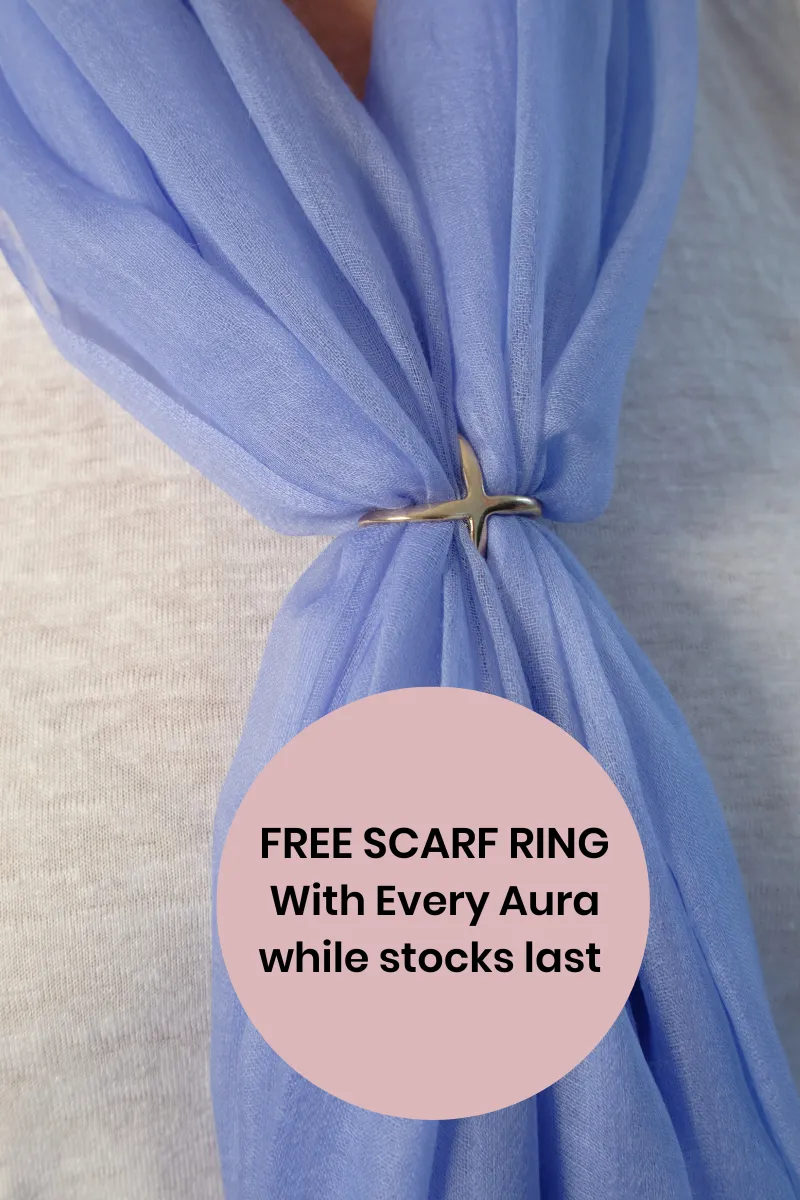 Cashmere Silver Aura Scarf