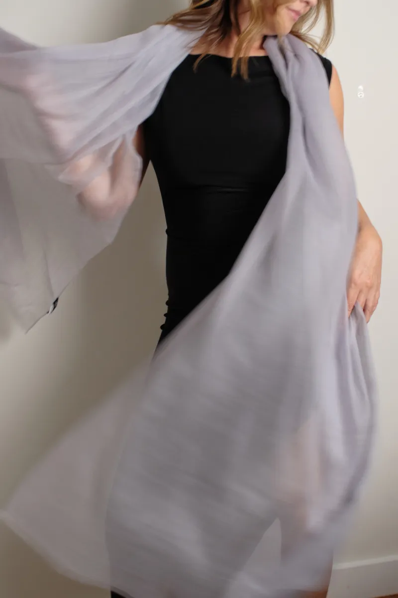 Cashmere Silver Aura Scarf