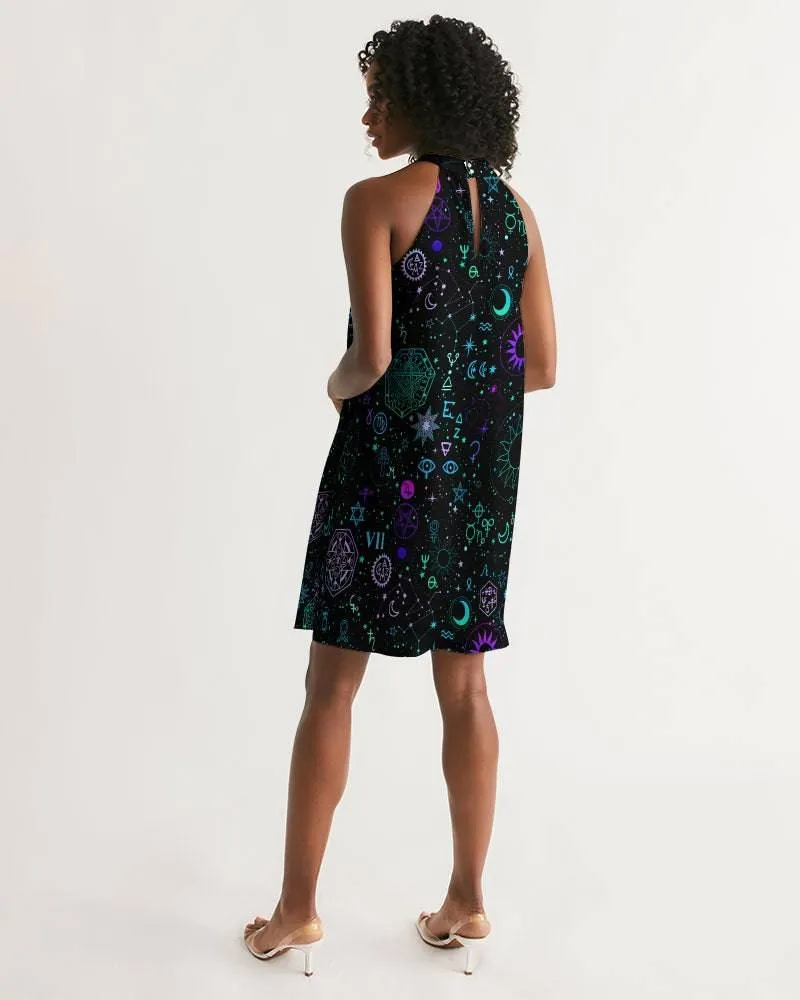 Celestial Halter Dress
