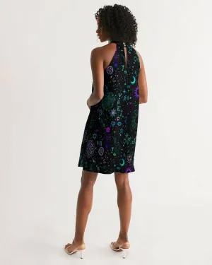 Celestial Halter Dress