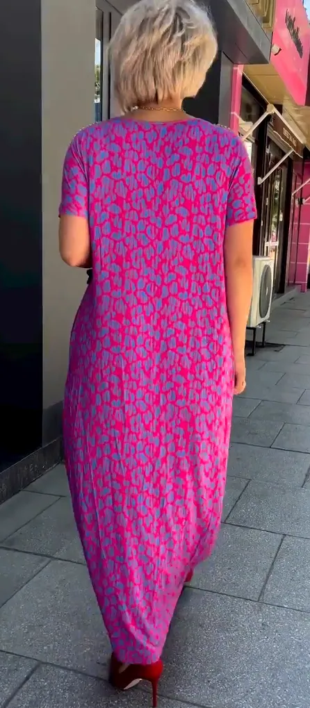 Chloe - Bold & Breezy Leopard Print Dress 💜🐆