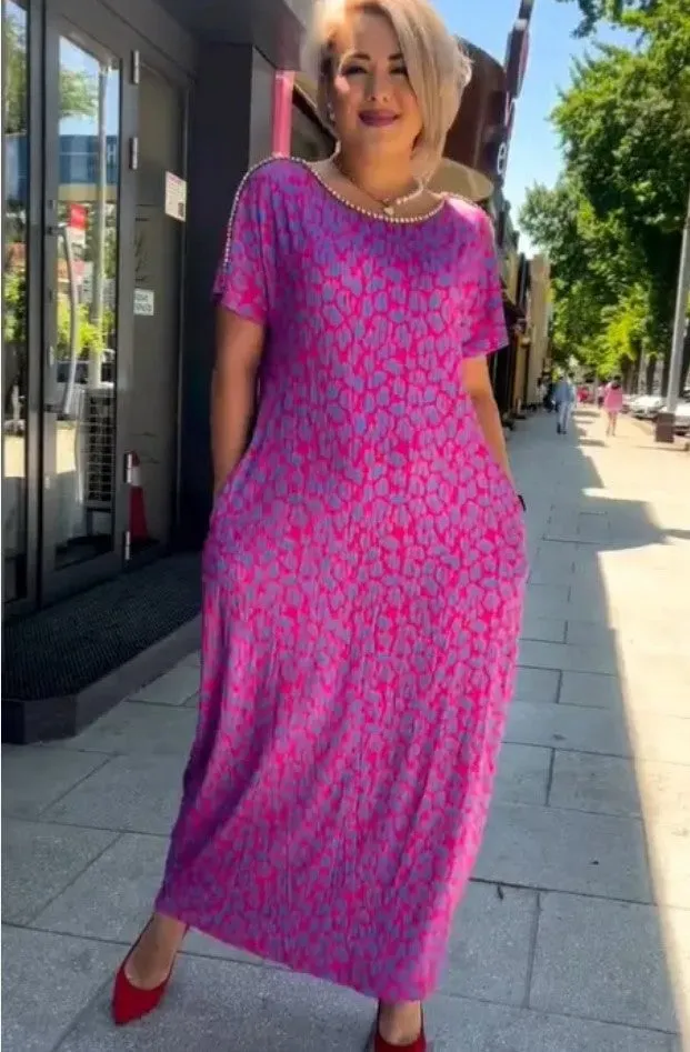 Chloe - Bold & Breezy Leopard Print Dress 💜🐆