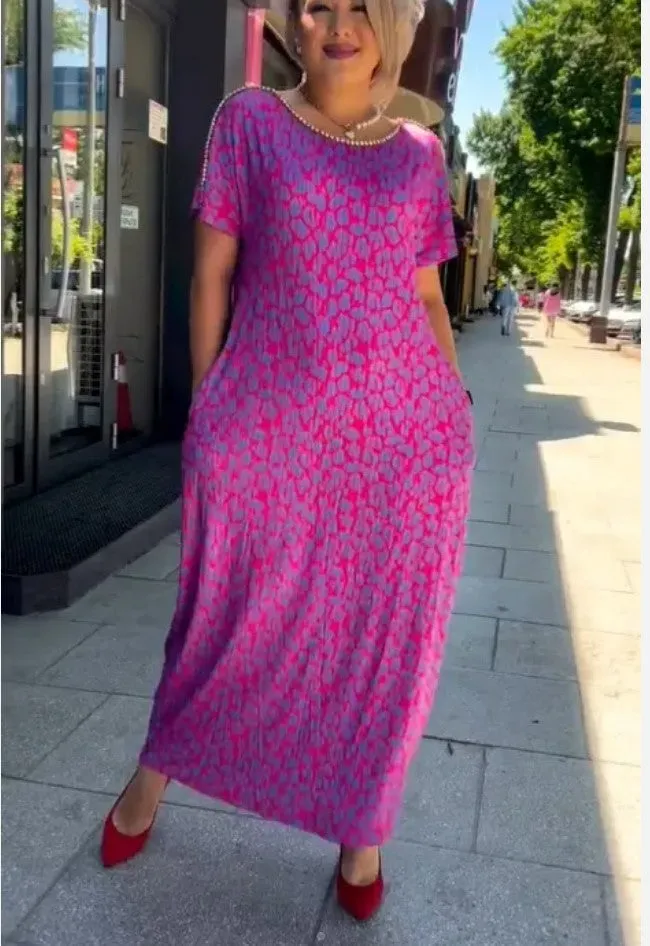 Chloe - Bold & Breezy Leopard Print Dress 💜🐆