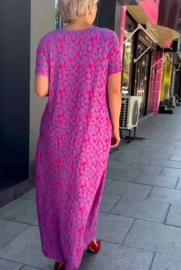 Chloe - Bold & Breezy Leopard Print Dress 💜🐆