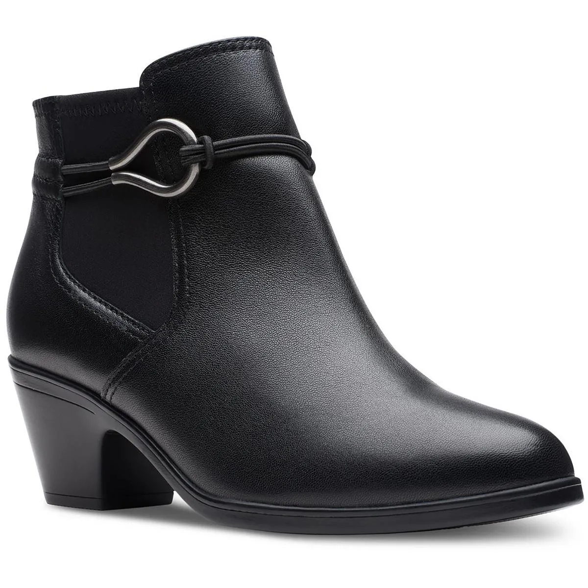 Clarks Womens Emily 2 Kaylie Leather Comfort Ankle Boots