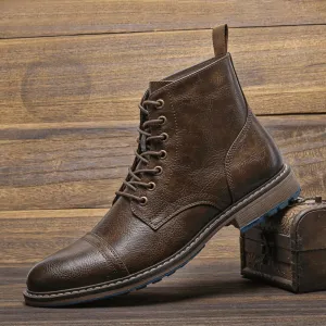 Conor | Contemporary Leather Ankle Boots