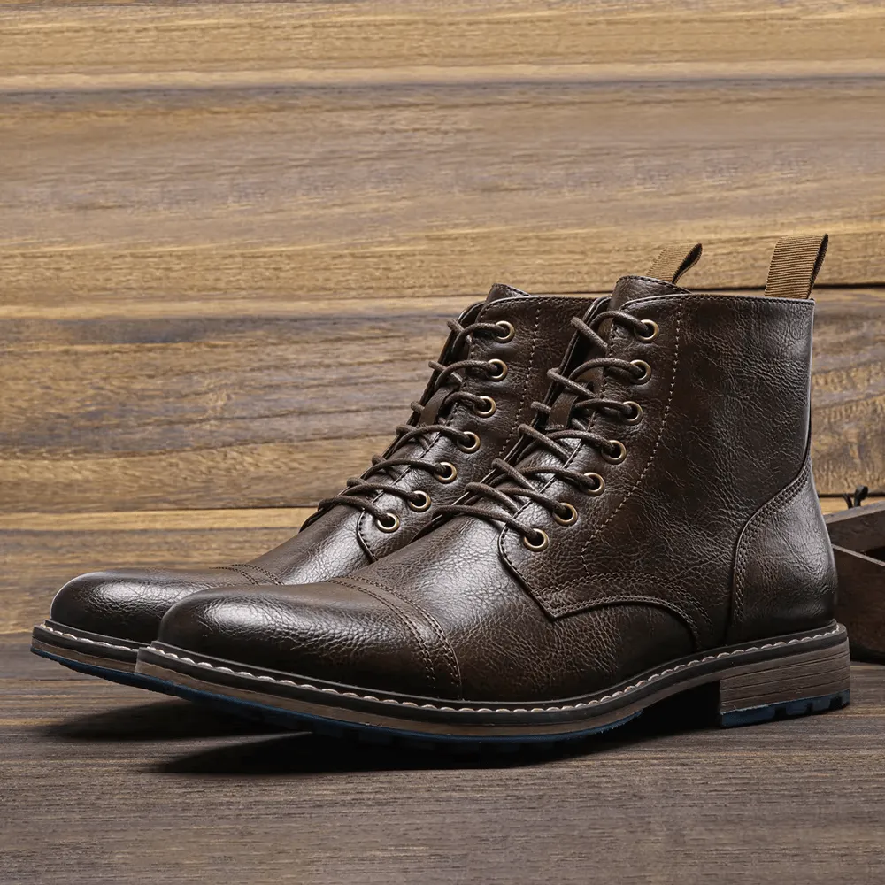 Conor | Contemporary Leather Ankle Boots