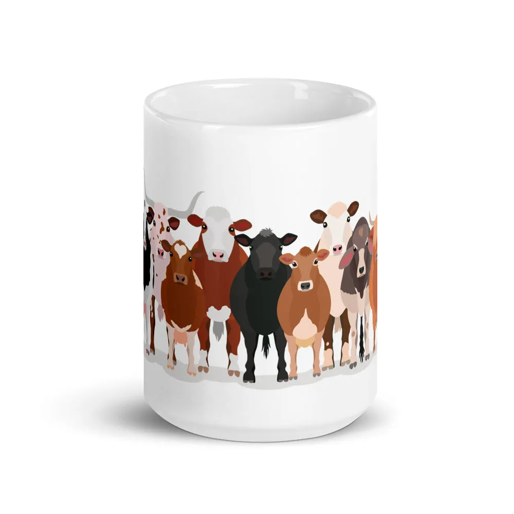 Cow Lineup Mug