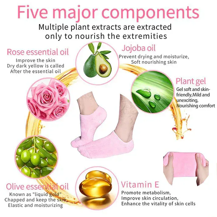 Cozy Foot Spa Silicone Socks – Winter Essential for Men & Women