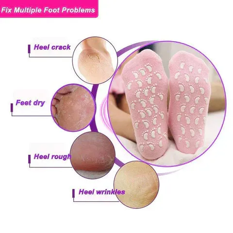 Cozy Foot Spa Silicone Socks – Winter Essential for Men & Women