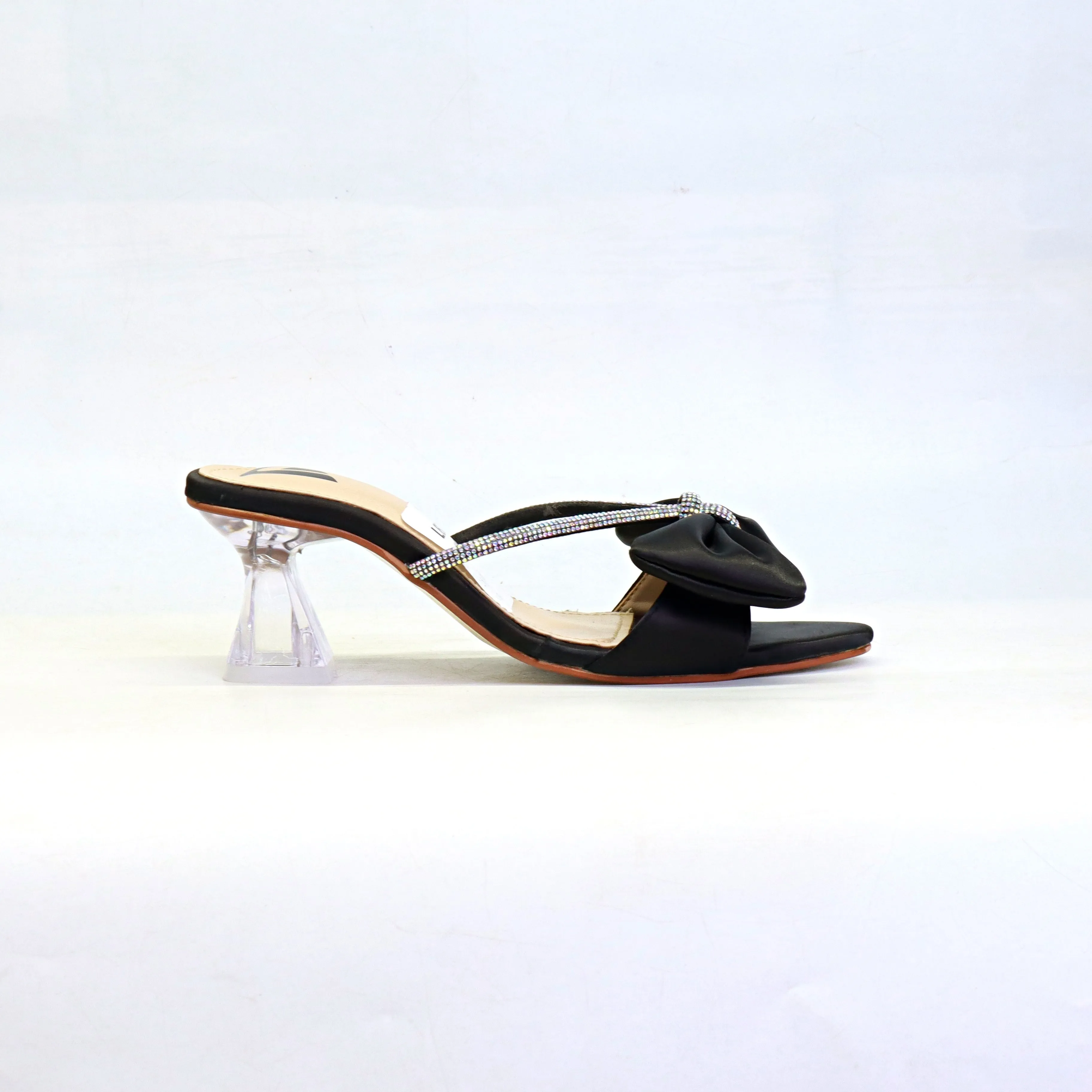 Crystal Block Heels