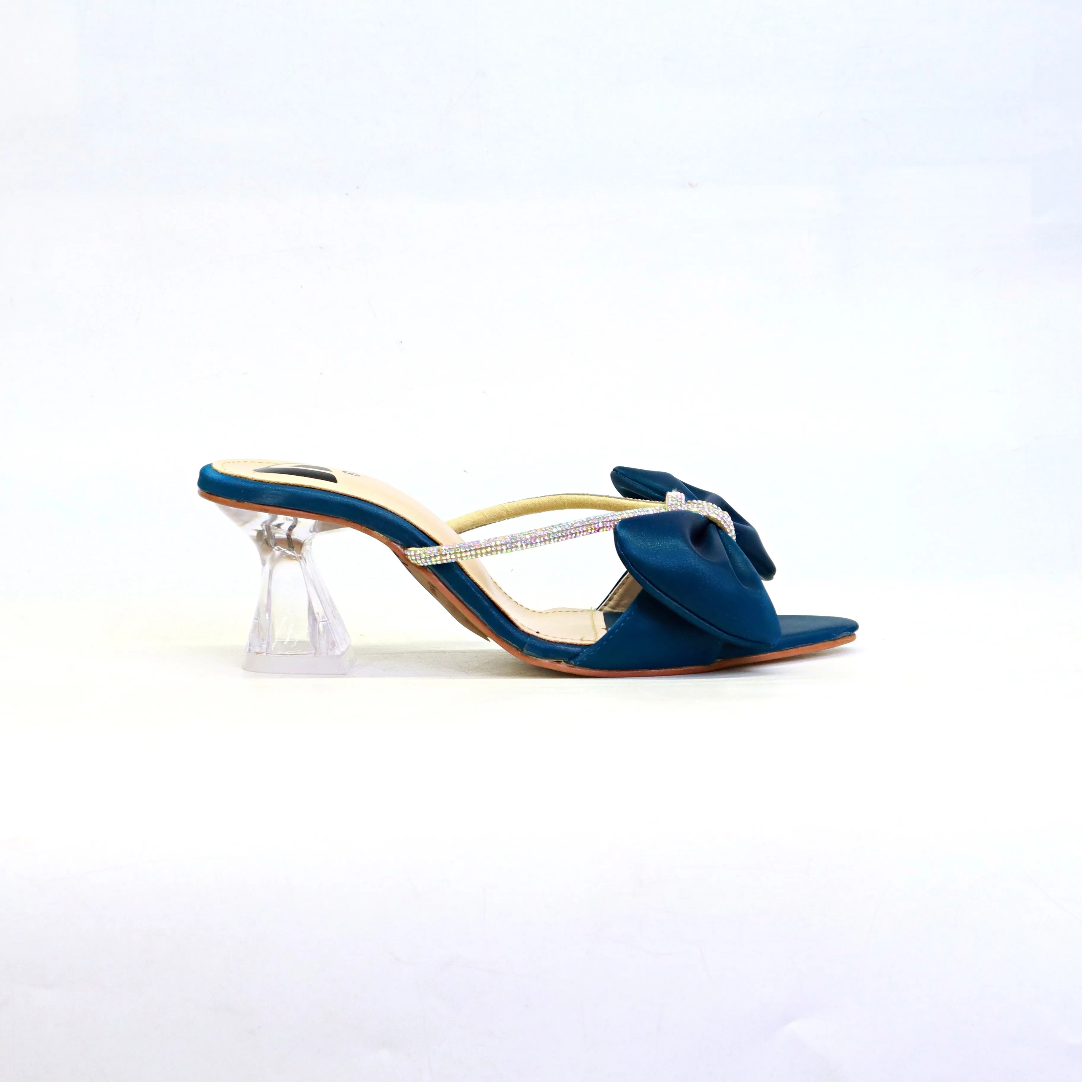 Crystal Block Heels