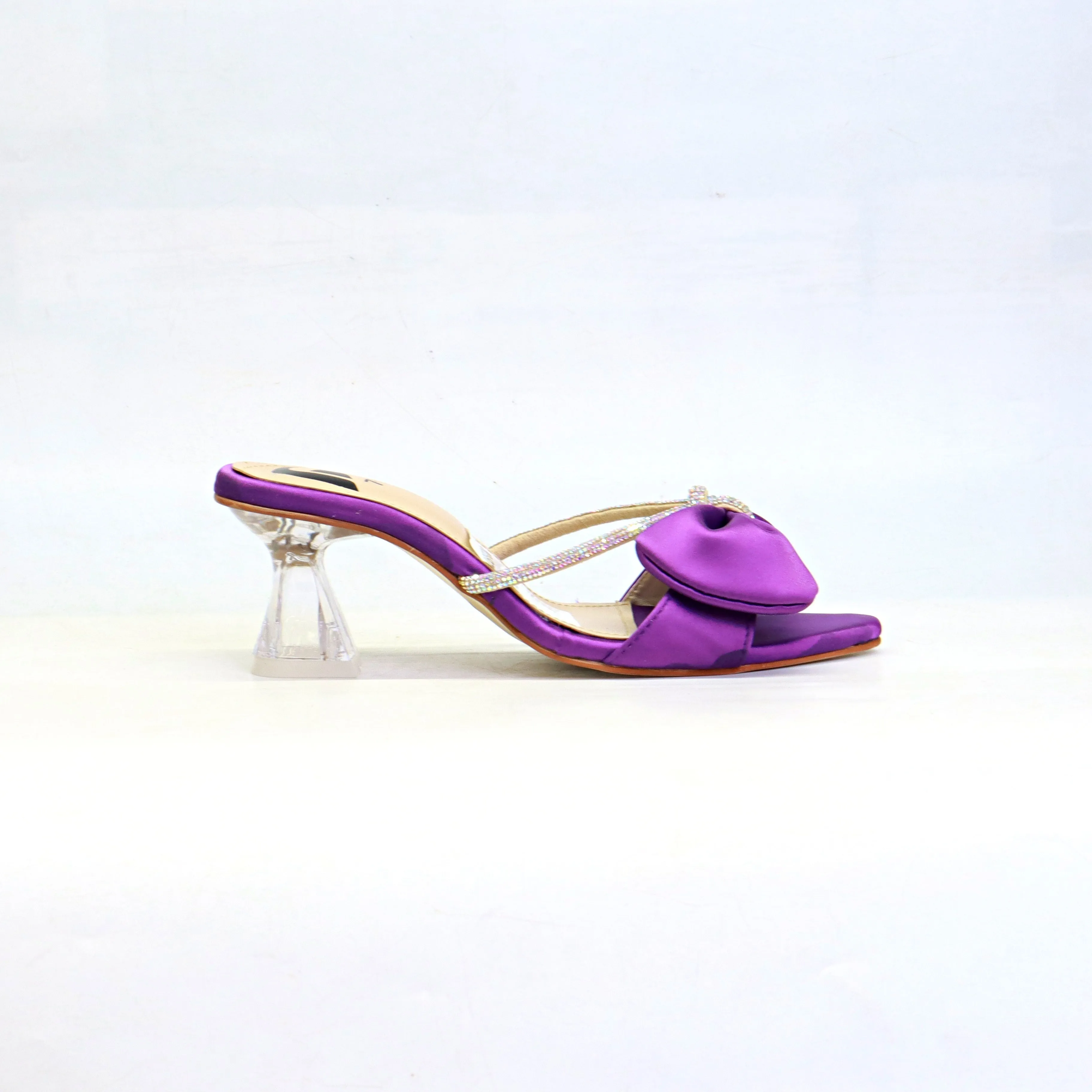 Crystal Block Heels